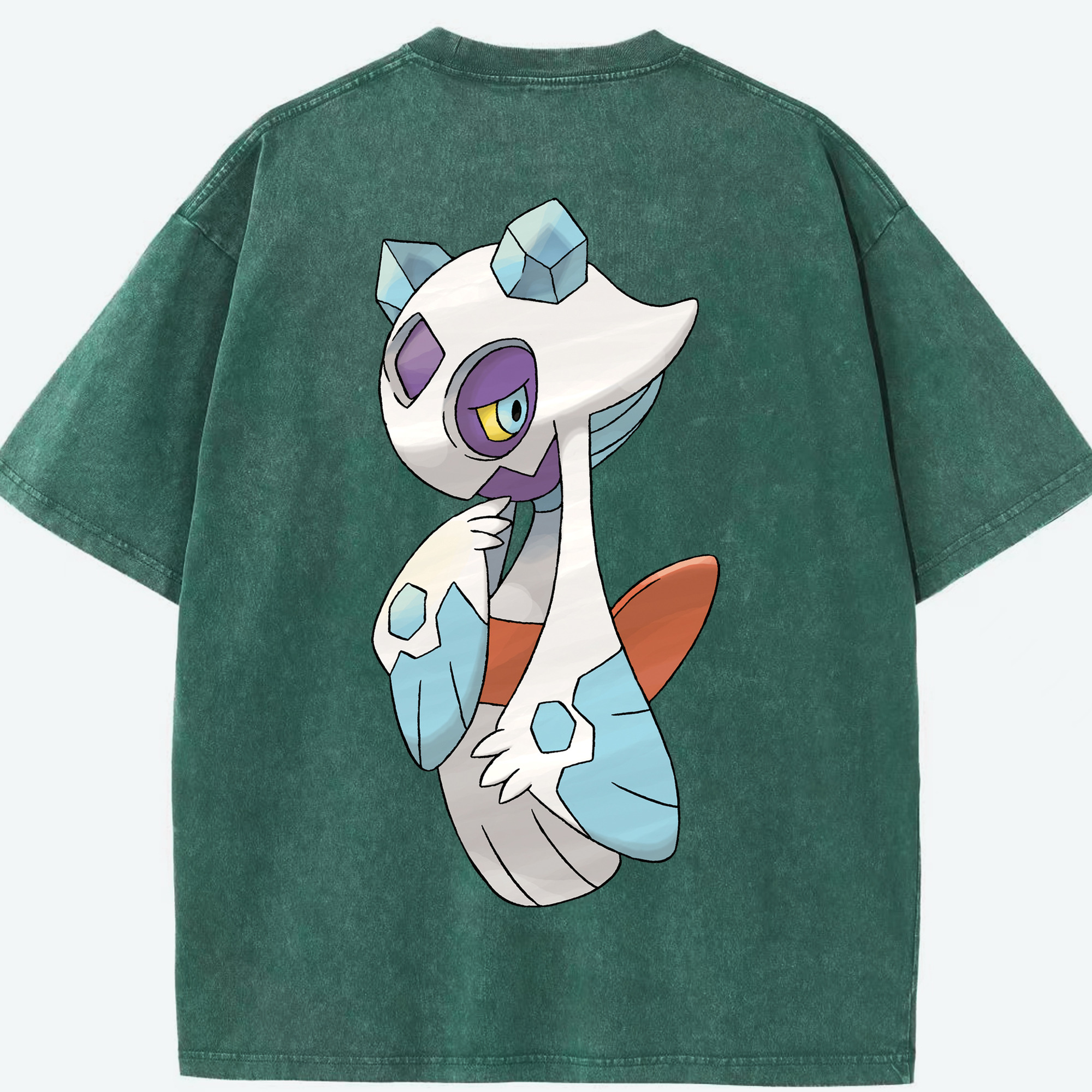 （画像用） ポケットモンスター Pokémon 綿100% ヴィンテージ風 半袖Tシャツ（背面プリント）
